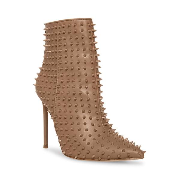 Steve Madden Vapor Mocha Women's Booties Beige | SM-631VM