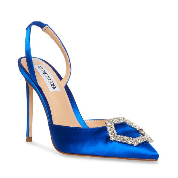 Steve Madden Vionnet Women's Heels Blue | SM-546HZ