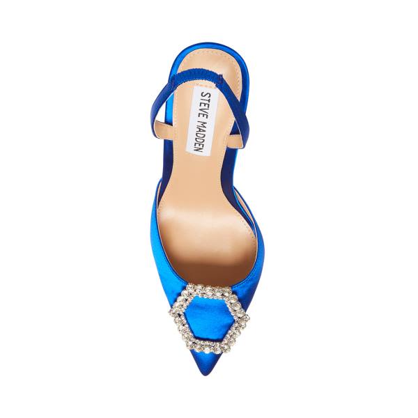 Steve Madden Vionnet Women's Heels Blue | SM-546HZ