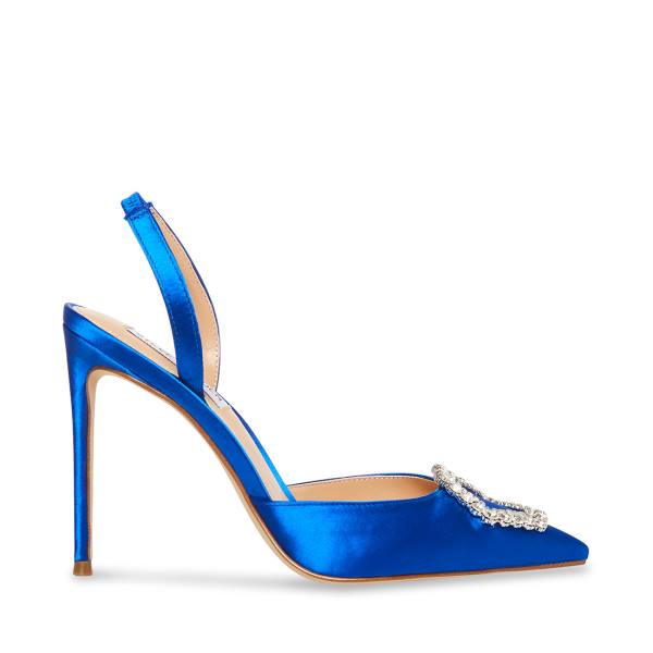 Steve Madden Vionnet Women\'s Heels Blue | SM-546HZ