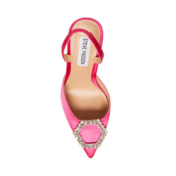 Steve Madden Vionnet Women's Heels Pink | SM-345FJ