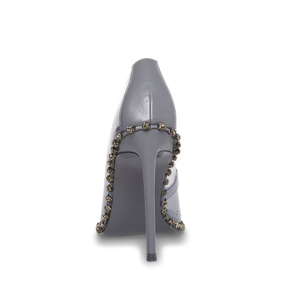 Steve Madden Vyper Women's Heels Dark Grey | SM-983WK