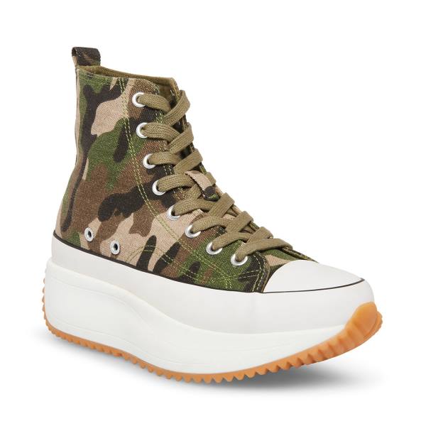 Steve Madden Winston Women's Sneakers Camouflage | SM-876RE