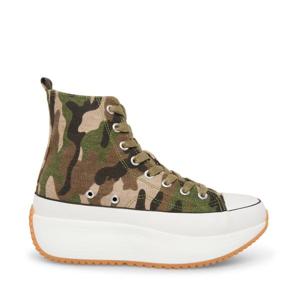 Steve Madden Winston Women\'s Sneakers Camouflage | SM-876RE