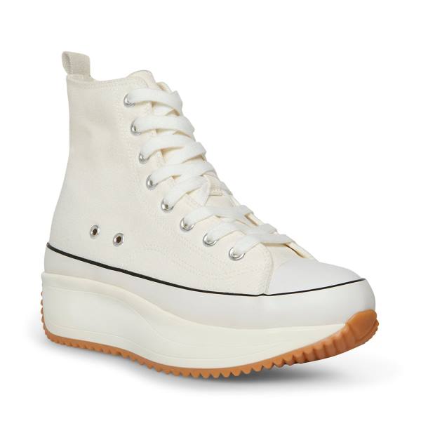 Steve Madden Winston Women's Sneakers White | SM-973SN