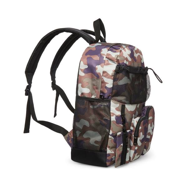 Steve Madden With Clipp-off Pouch Camo Men's Backpacks Black | SM-560LO