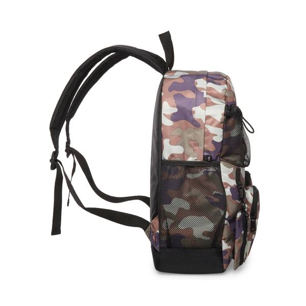 Steve Madden With Clipp-off Pouch Camo Men's Backpacks Black | SM-560LO