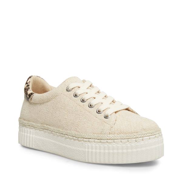 Steve Madden Zelena Tan Women's Sneakers Brown | SM-052HQ