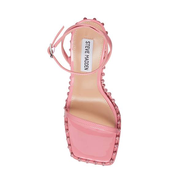 Steve Madden Zelle Women's Heels Pink | SM-573WK