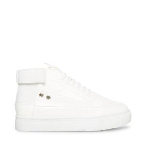 Steve Madden Achangee Kids' Sneakers White | SM-097RW