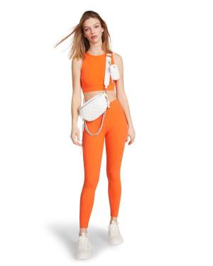 Steve Madden Active Women's Leggings Orange | SM-435NP