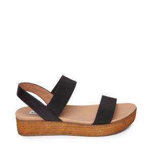 Steve Madden Agile Women's Sandals Black | SM-419IL