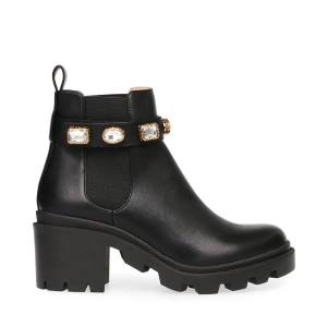 Steve Madden Amulet Women's Booties Black | SM-375PQ