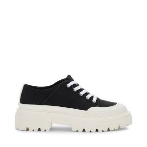 Steve Madden Avah Canvas Women's Sneakers Black | SM-306EX