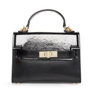 Steve Madden Bdignify Patent Women's Crossbody Bags Black | SM-746UQ