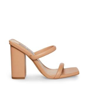 Steve Madden Blake Tan Women's Heels Brown | SM-951NW