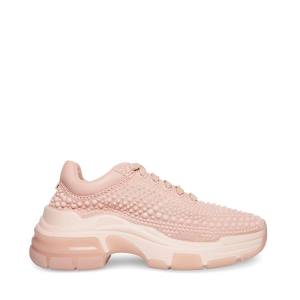 Steve Madden Blitz Blush Women's Sneakers Pink | SM-450GD