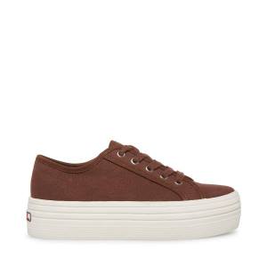 Steve Madden Bobbi 30 Women's Sneakers Brown | SM-068AB