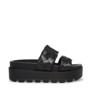 Steve Madden Briar Women's Sandals Black | SM-105GR