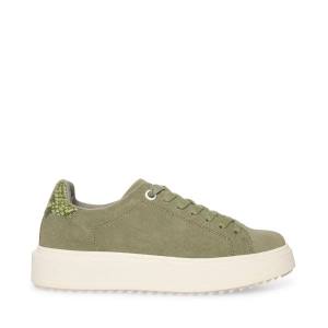 Steve Madden Catcher Women's Sneakers Green | SM-029JH