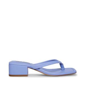 Steve Madden Claudette Periwinkle Women's Sandals Blue | SM-197UA