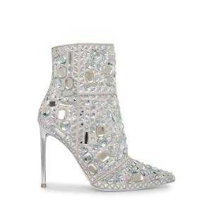 Steve Madden Crystalle Women's Booties Diamond | SM-918VQ