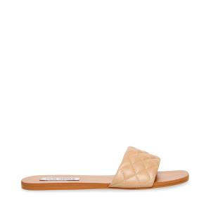 Steve Madden Damaris Natural Women's Sandals Beige | SM-453DT