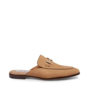 Steve Madden Dazling Camel Nubuck Men's Dress Shoes Brown | SM-845TS