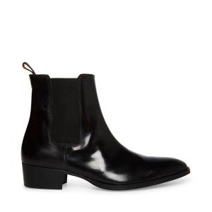 Steve Madden Dex Box Men's Boots Black | SM-658UP