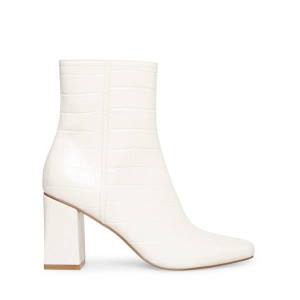 Steve Madden Divine Crocodile Women's Booties Beige | SM-478QG