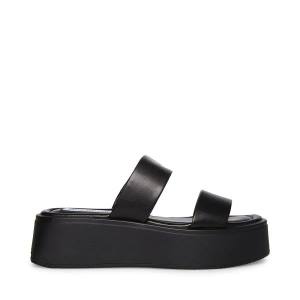 Steve Madden Dorian Women's Sandals Black | SM-597WO