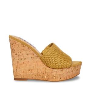 Steve Madden Elenora Tan Women's Sandals Brown | SM-413DE