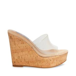 Steve Madden Elenora Women's Sandals Clear | SM-691QE