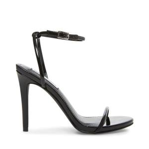 Steve Madden Fate Patent Women's Heels Black | SM-746DZ