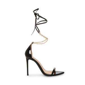 Steve Madden Fizzed Patent Women's Heels Black | SM-570RA