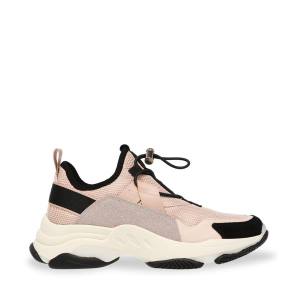 Steve Madden Fly Blush Women's Sneakers Pink Multicolor | SM-053OE