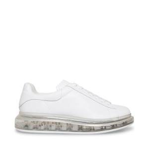 Steve Madden Frosty Men's Sneakers White | SM-489PZ