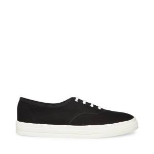 Steve Madden Gareth-white Men's Sneakers Black White | SM-645AK