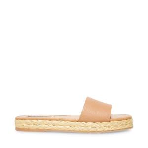 Steve Madden Gloriana Tan Women's Sandals Brown | SM-795QA