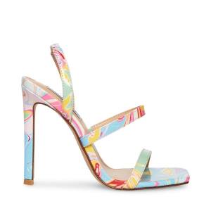 Steve Madden Grade Baby Women's Heels Blue Multicolor | SM-689WD