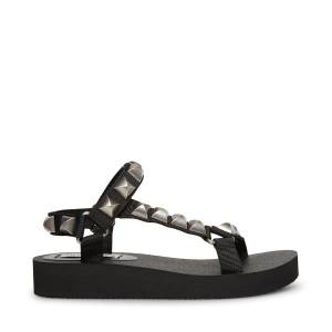 Steve Madden Henley-s Women's Sandals Black | SM-710LC