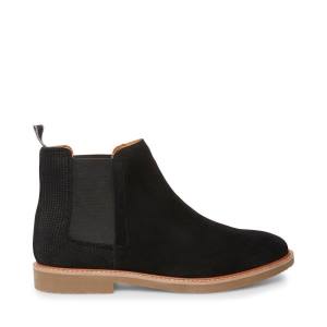 Steve Madden Highlyte Suede Men's Boots Black | SM-045RY