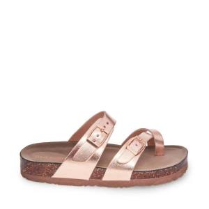 Steve Madden Jbeached Kids' Sandals Rose Gold | SM-614BA