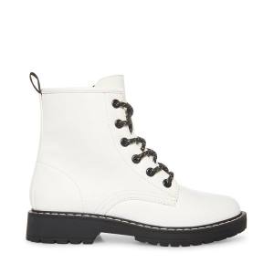 Steve Madden Jbettyy Kids' Booties White | SM-426KL