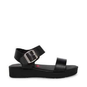 Steve Madden Jdestind Kids' Sandals Black | SM-237SQ