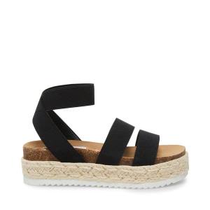 Steve Madden Jkimmie Kids' Sandals Black | SM-912GS