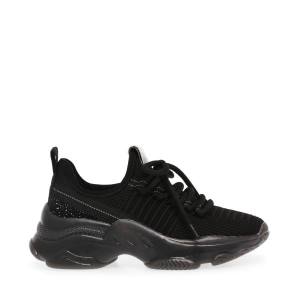 Steve Madden Jmaxima Kids' Sneakers Black | SM-249WG