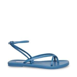 Steve Madden Juno Women's Sandals Blue | SM-174VM