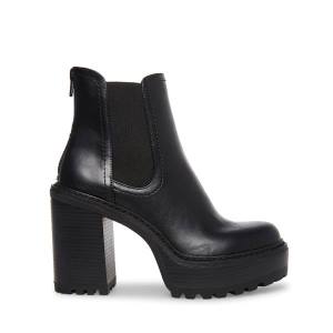 Steve Madden Kat Women's Booties Black | SM-397JK