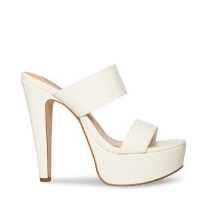 Steve Madden Kathryn Women's Heels White | SM-721EV